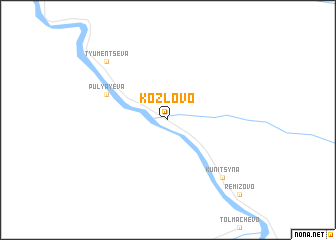 map of Kozlovo