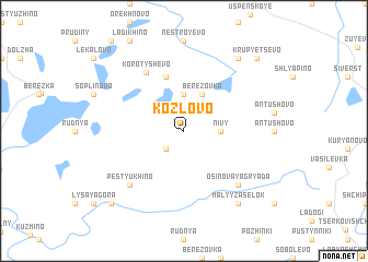 map of Kozlovo