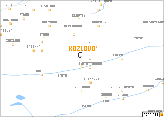 map of Kozlovo