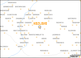 map of Kozlovo