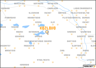 map of Kozlovo