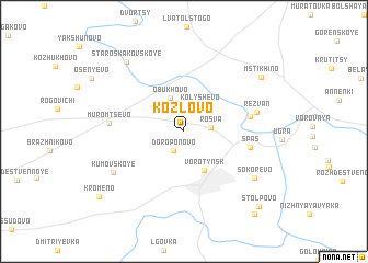 map of Kozlovo