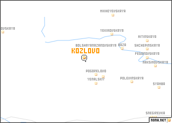 map of Kozlovo