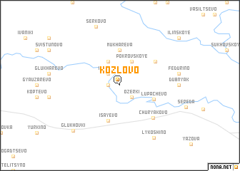 map of Kozlovo