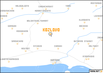 map of Kozlovo