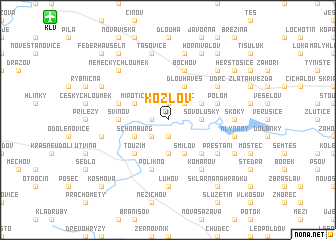 map of Kozlov