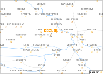 map of Kozlov