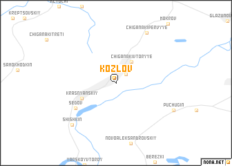 map of Kozlov