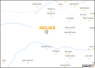 map of Kozluca