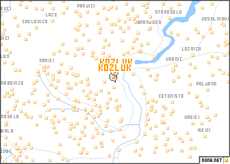 map of Kozluk