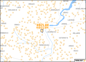 map of Kozluk