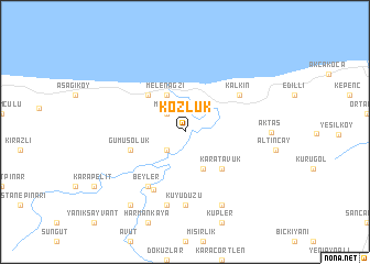 map of Kozluk