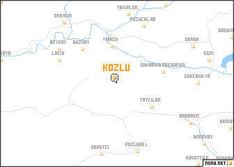 map of Kozlu