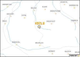 map of Kozlu