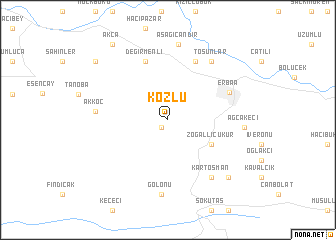 map of Kozlu