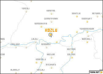 map of Kozlu