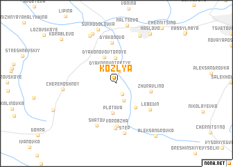 map of Kozlya