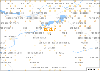 map of Kozly