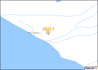 map of Kozly