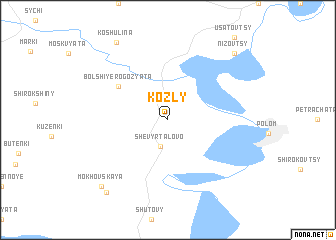 map of Kozly