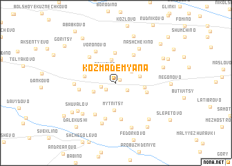 map of Koz\