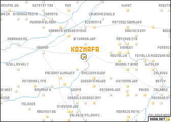 map of Kozmafa