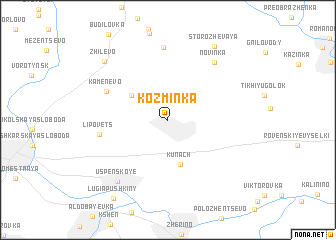 map of Koz\