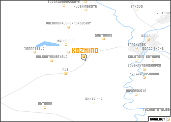 map of Koz\