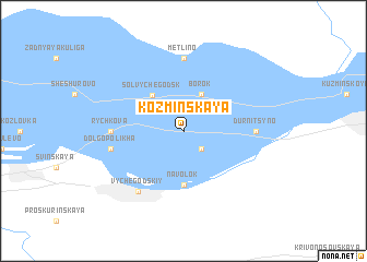 map of Koz\