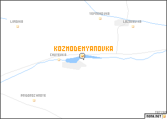 map of Koz\