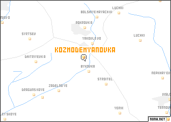 map of Koz\