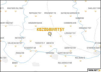 map of Kozodavintsy