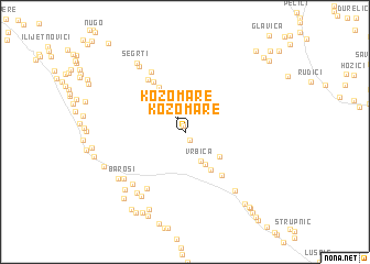 map of Kozomare