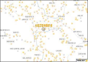 map of Kozomare