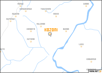 map of Kozoni
