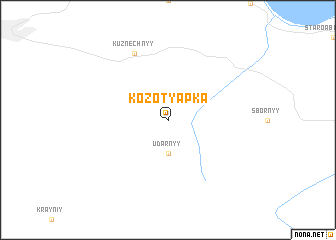 map of Kozotyapka
