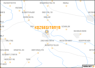 map of Községi Tanya