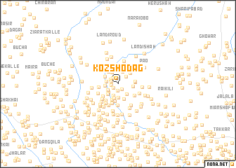 map of Koz Shodag