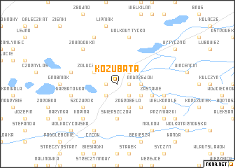 map of Kozubata