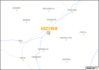 map of Kozyaka