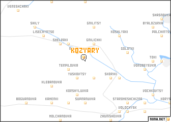 map of Kozyary