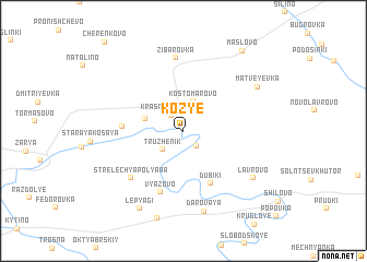 map of Koz\