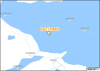 map of Kozyrbak