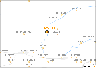 map of Kozyuli