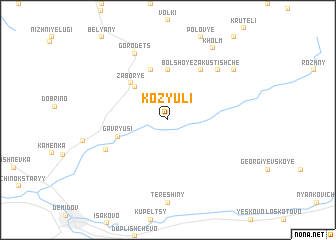 map of Kozyuli