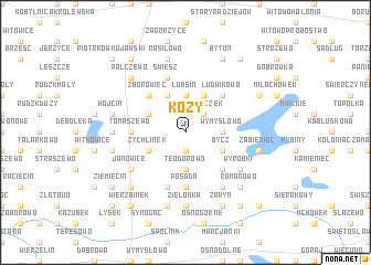 map of Kozy