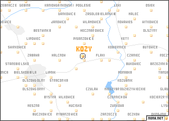 map of Kozy