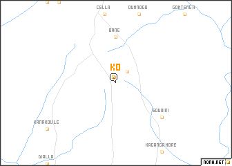 map of Kô
