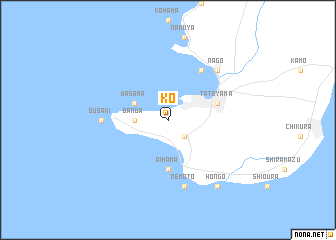 map of Kō