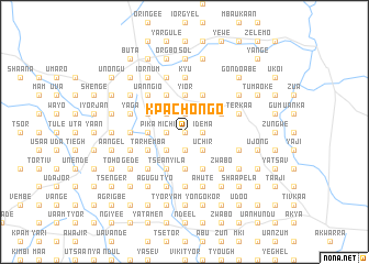 map of Kpachongo